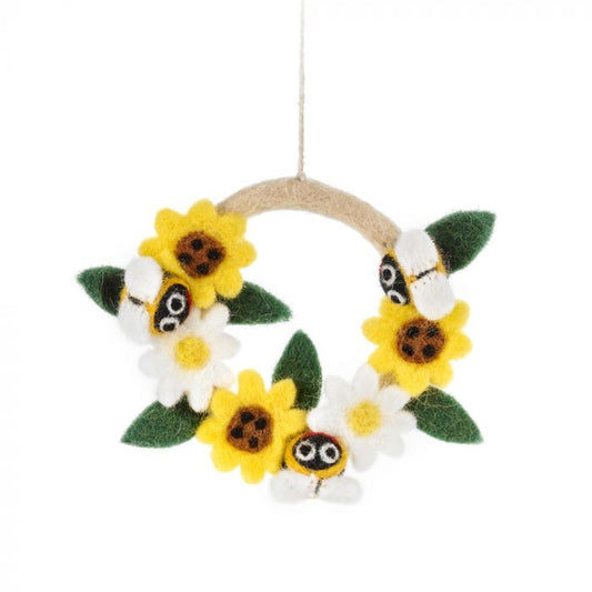 Handmade Bee Wreath